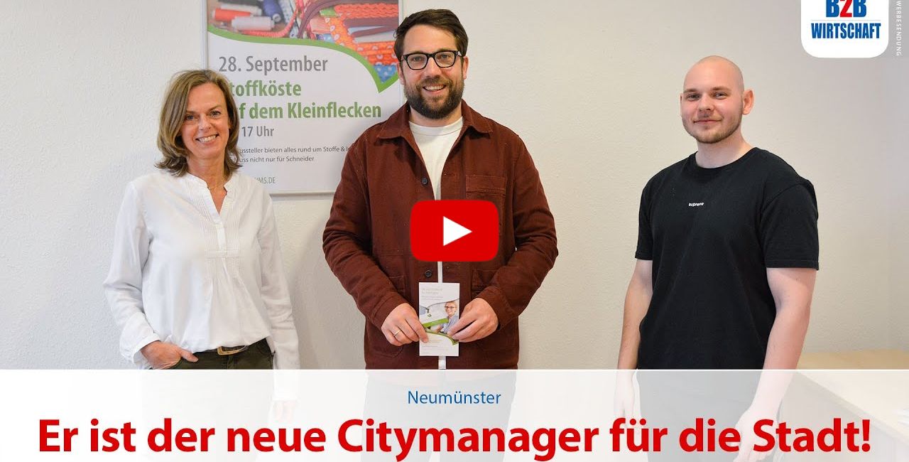 Er ist der neue Citymanager für die Stadt Neumünster! Thumbnail