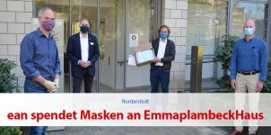 elektro-alster-nord spendet Masken an Emma-Plambeck-Haus