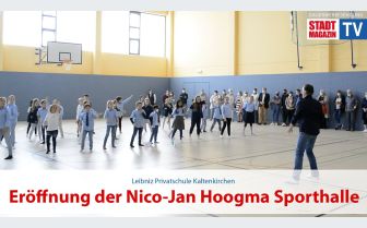 Feierliche Eröffnung der Nico-Jan Hoogma Sporthalle