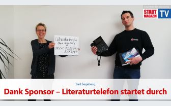 Dank Sponsor – Literaturtelefon startet durch