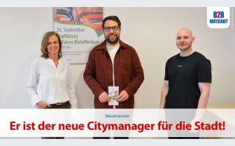 Er ist der neue Citymanager für die Stadt Neumünster!