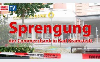 Commerzbank in Bad Bramstedt gesprengt