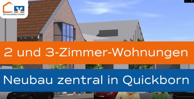 2 und 3-Zimmer-Wohnungen Neubau zentral in Quickborn