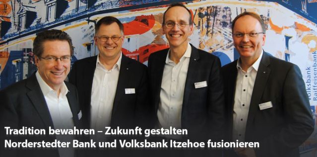 Norderstedter Bank und Volksbank Itzehoe fusionieren