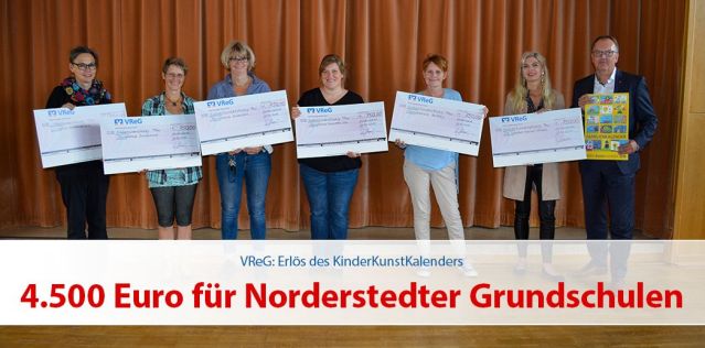 4.500 Euro für Norderstedter Grundschulen aus Erlös des KinderKunstKalenders